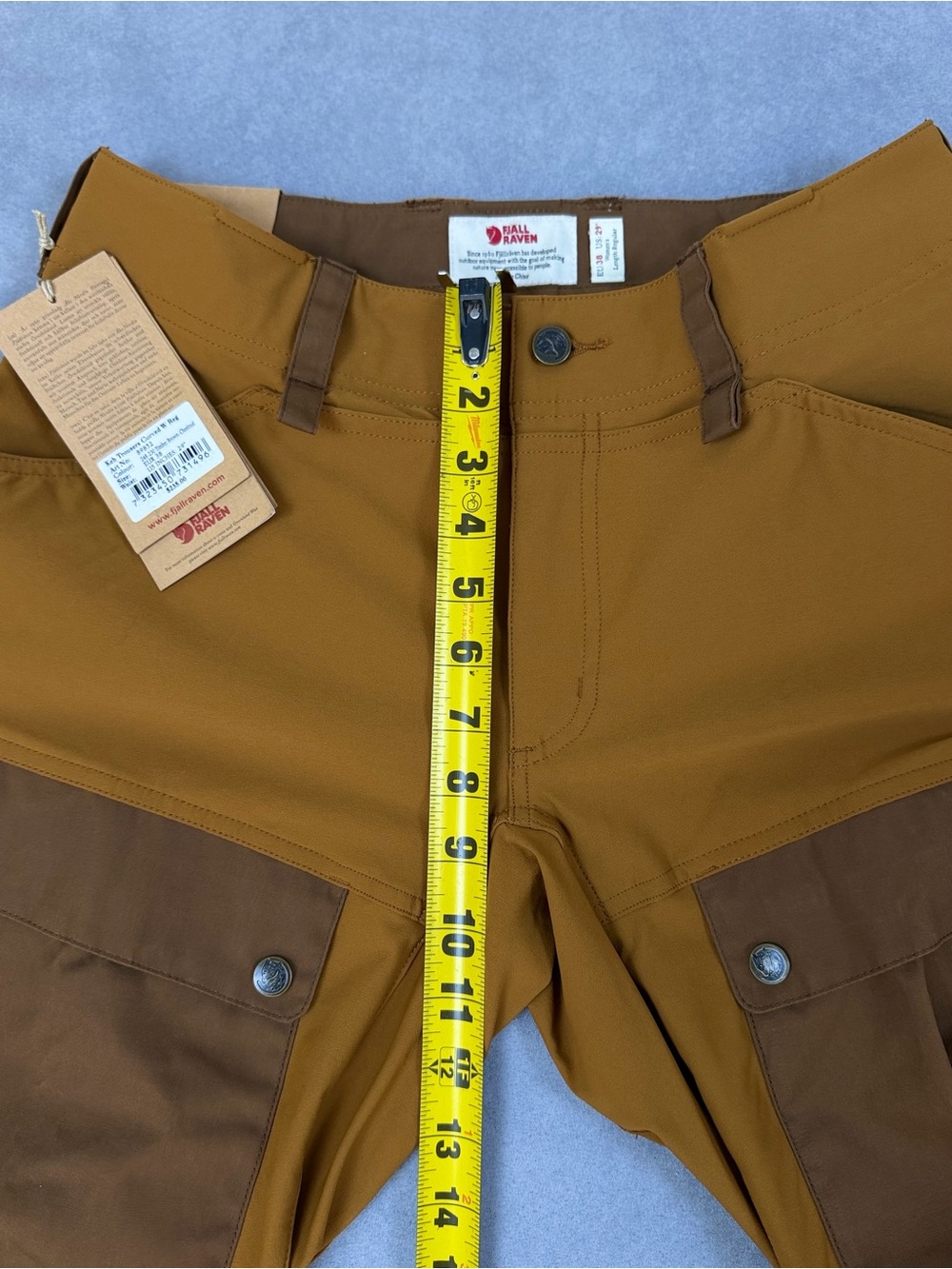 Fjallraven Keb Trousers Curved W G-1000 Women’s US 29 NWT Brown - Picture 6 of 13